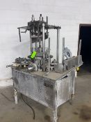 10-Stations Rotary Cup Filler, with Timing Belt, Mounted on S/S Portable Frame (LOCATED IN CRYSTAL
