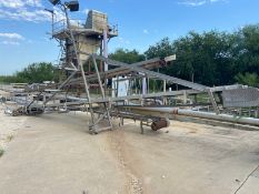 Incline Conveyor, with Aprox. 22" W Belt with Drive, with S/S Frame (LOCATED IN CRYSTAL CITY, TX)