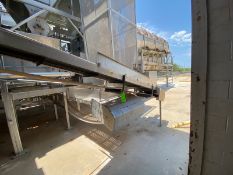 S/S Incline Conveyor, with Belt & Drive (LOCATED IN CRYSTAL CITY, TX)
