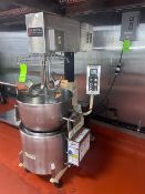 Savage Bros. Inc. S/S Fire Mixer, M/N S-92, with Copper Baffel Attachment & S/S Mixing Bowl,