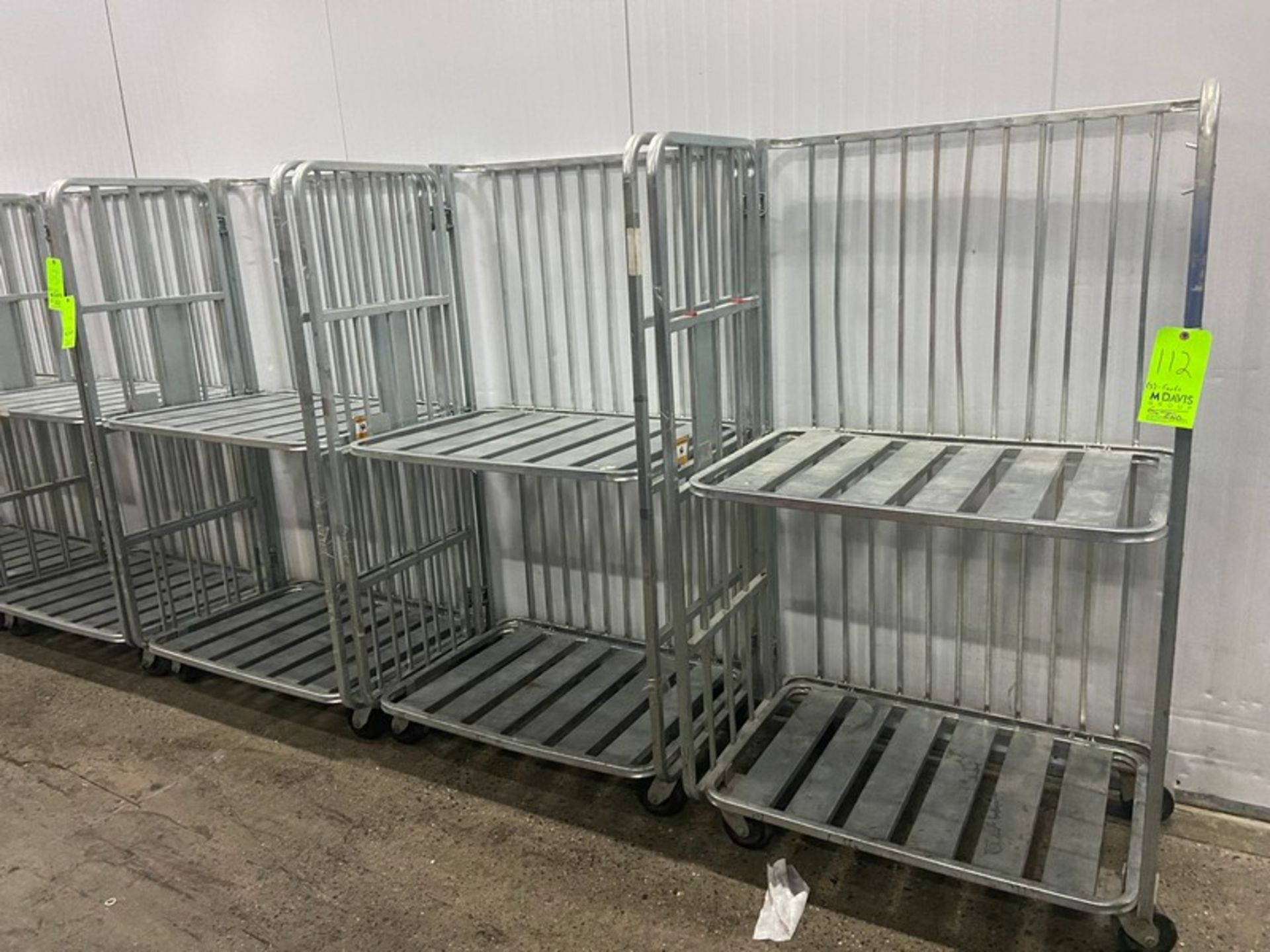 (3) Aluminum 2-Level Cage Carts, Overall Dims.: Aprox. 39" L x 29" W x 68-1/2" H (LOCATED IN RED - Image 2 of 3
