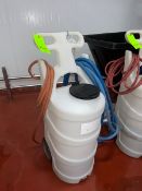 Hydrite Chemical Co. Portable Foamer, Plastic Design, Mounted on Casters, with Associated Hoses &