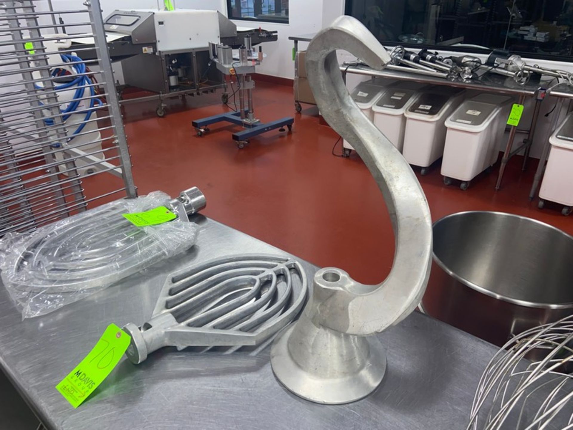 (4) Hobart Mixer Attachments, Includes 1-Flat Beater Attachment, 1-Dough Hook Attachment, & 2-Whip - Image 4 of 4