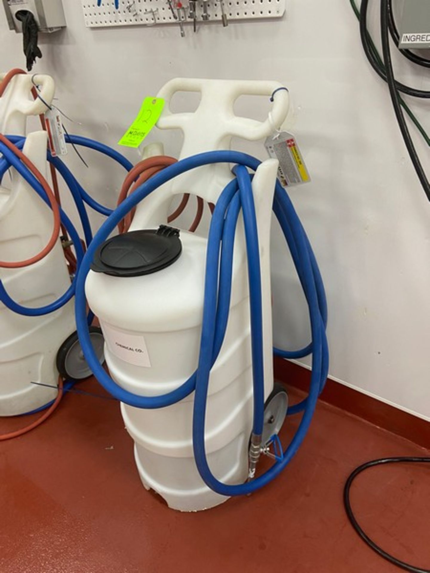 Hydrite Chemical Co. Portable Foamer, Plastic Design, Mounted on Casters, with Associated Hoses & - Image 2 of 3