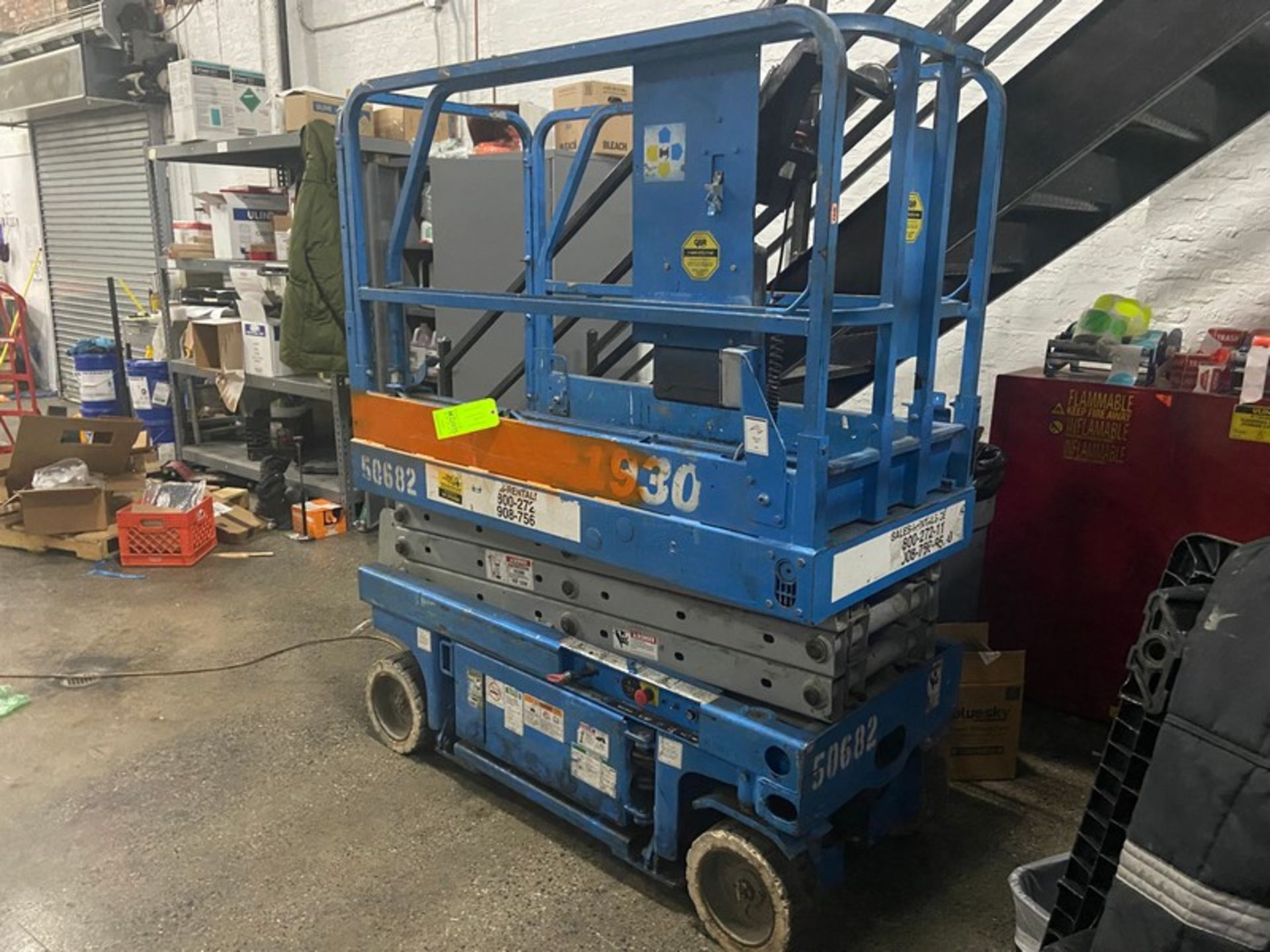 Genie Electric Scissor Lift, M/N GS-1930, Max. Platform Height: 19 ft. High (LOCATED IN RED HOOK - Image 2 of 5