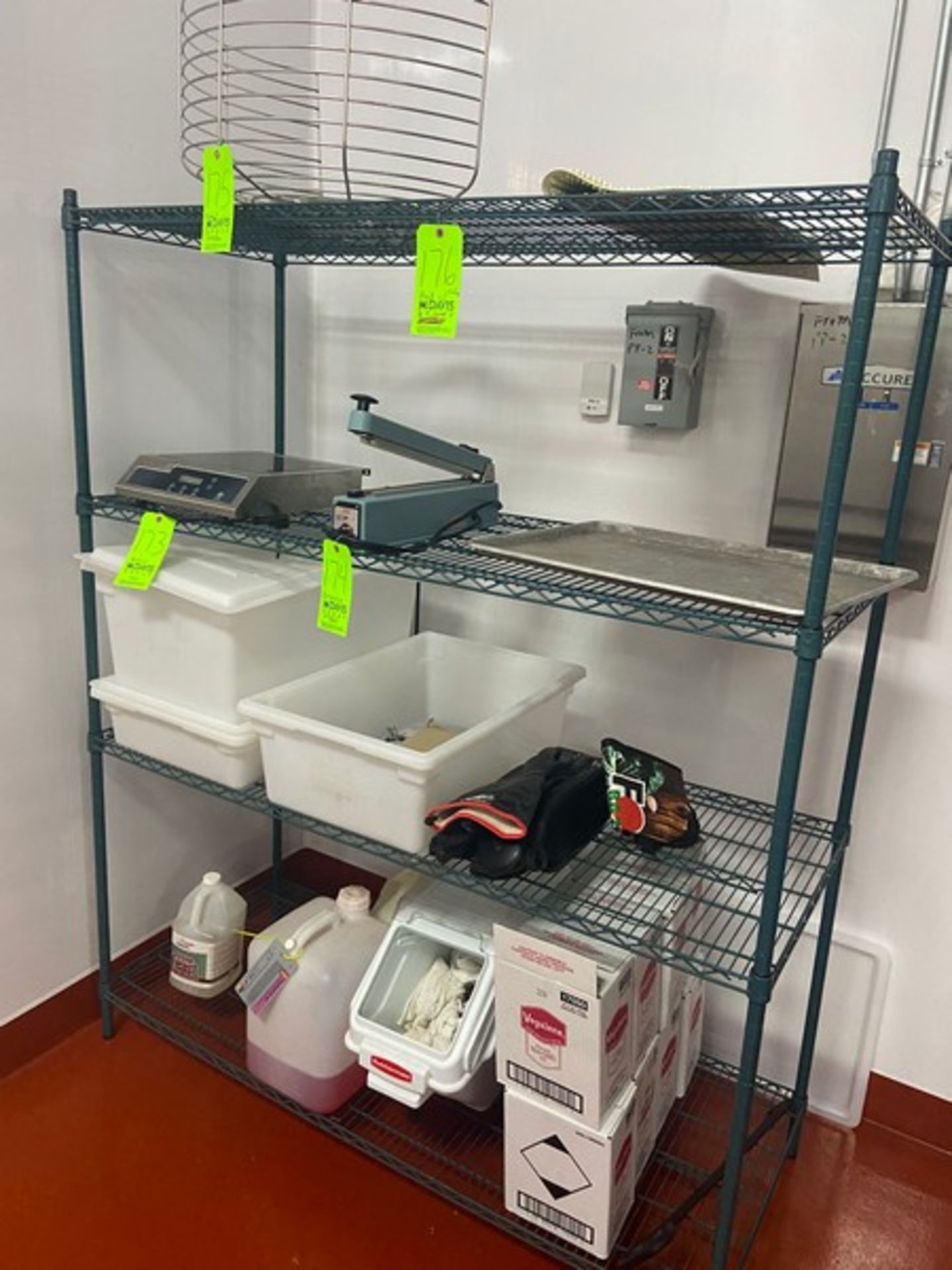 4-Shelf Wire Shelving Unit, with Contents (LOCATED IN RED HOOK BROOKLYN, N.Y.) - Image 2 of 2