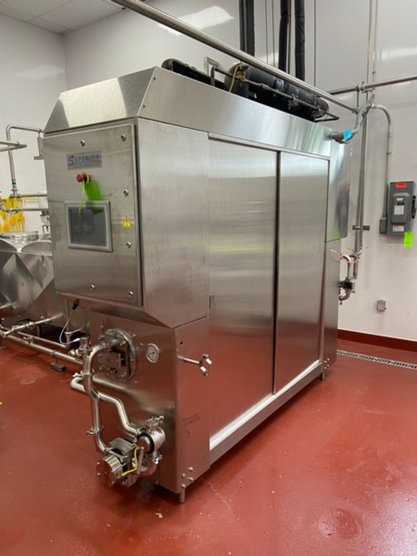 2021 Superior "APV-WS" Dual Barrell Continuous Ice Cream Freezer, Freon Refrigerated, NAT' BD #: 140 - Image 2 of 19