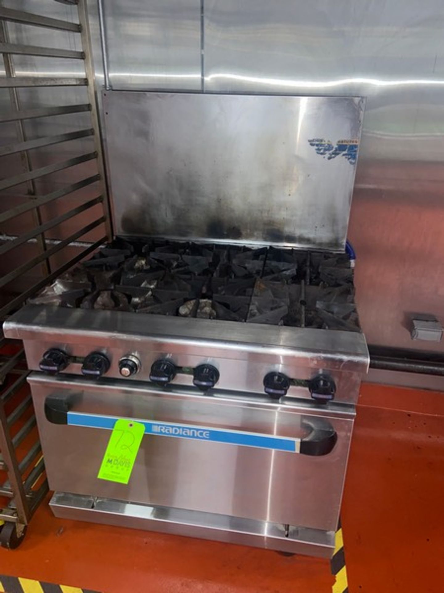 Radiance S/S Stove Top & Oven, M/N TAR-6, S/N R616040023, Input BTU- 35,000, Type Gas: LNG, - Image 6 of 6