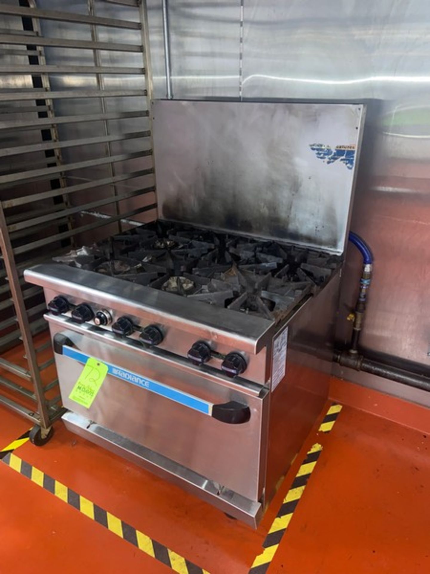 Radiance S/S Stove Top & Oven, M/N TAR-6, S/N R616040023, Input BTU- 35,000, Type Gas: LNG,