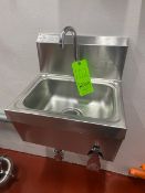 Advance Tabco Single Bowl S/S Sink, with Knee Control (LOCATED IN RED HOOK BROOKLYN, N.Y.)