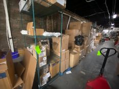 Lot of Assorted Plant Supplies, Includes Wire Shelving Unit (LOCATED IN RED HOOK BROOKLYN, N.Y.)
