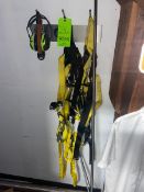 Lot of Assorted Safety Harnesses, with S/S Wall Mounted Rack (LOCATED IN RED HOOK BROOKLYN, N.Y.)