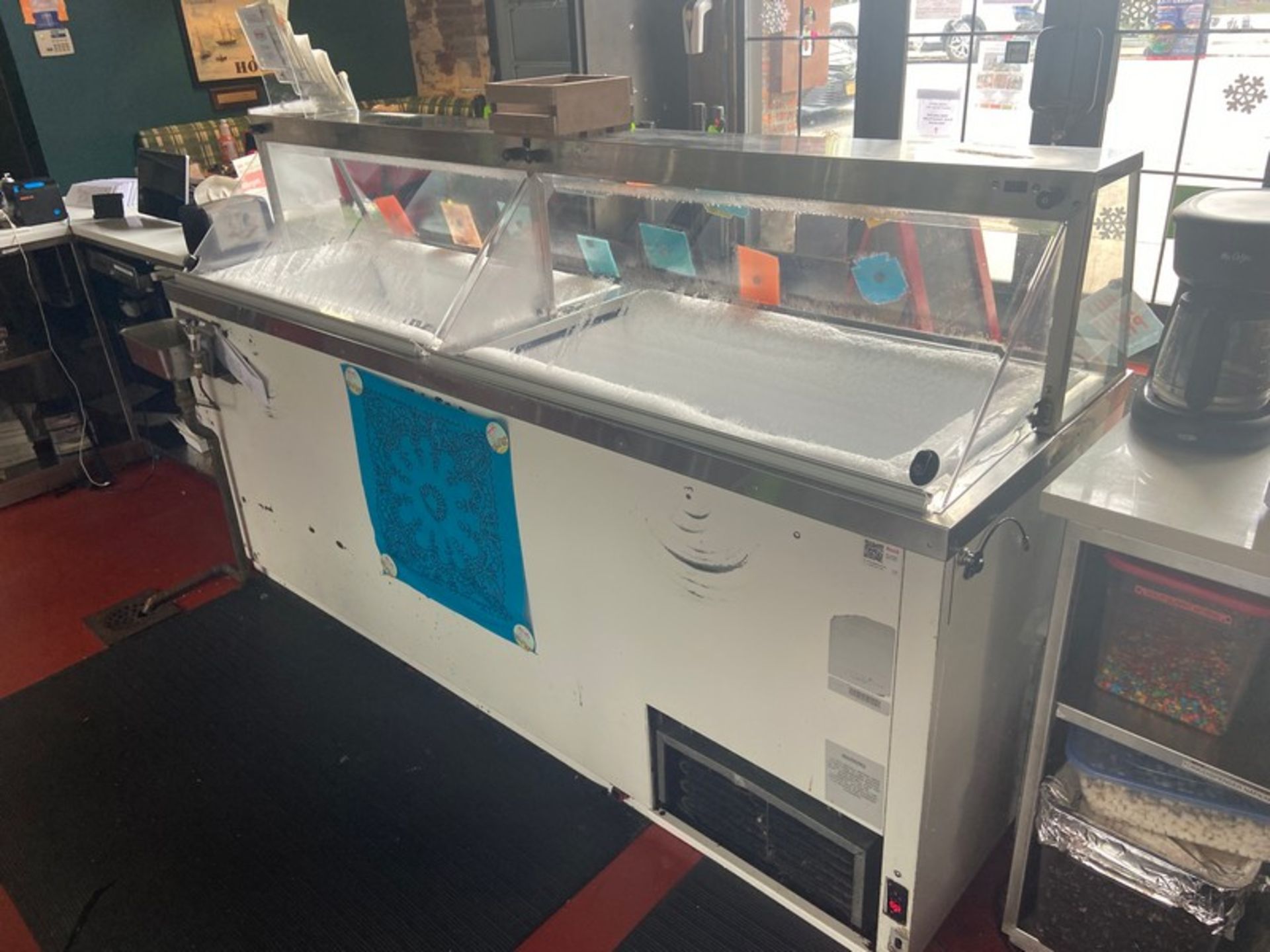 C. Nelson MFG. Co. Freeze Scoop Display Case, M/N RJEZ90G100, Overall Dims.: Aprox. 88" L x 27" W - Image 4 of 7