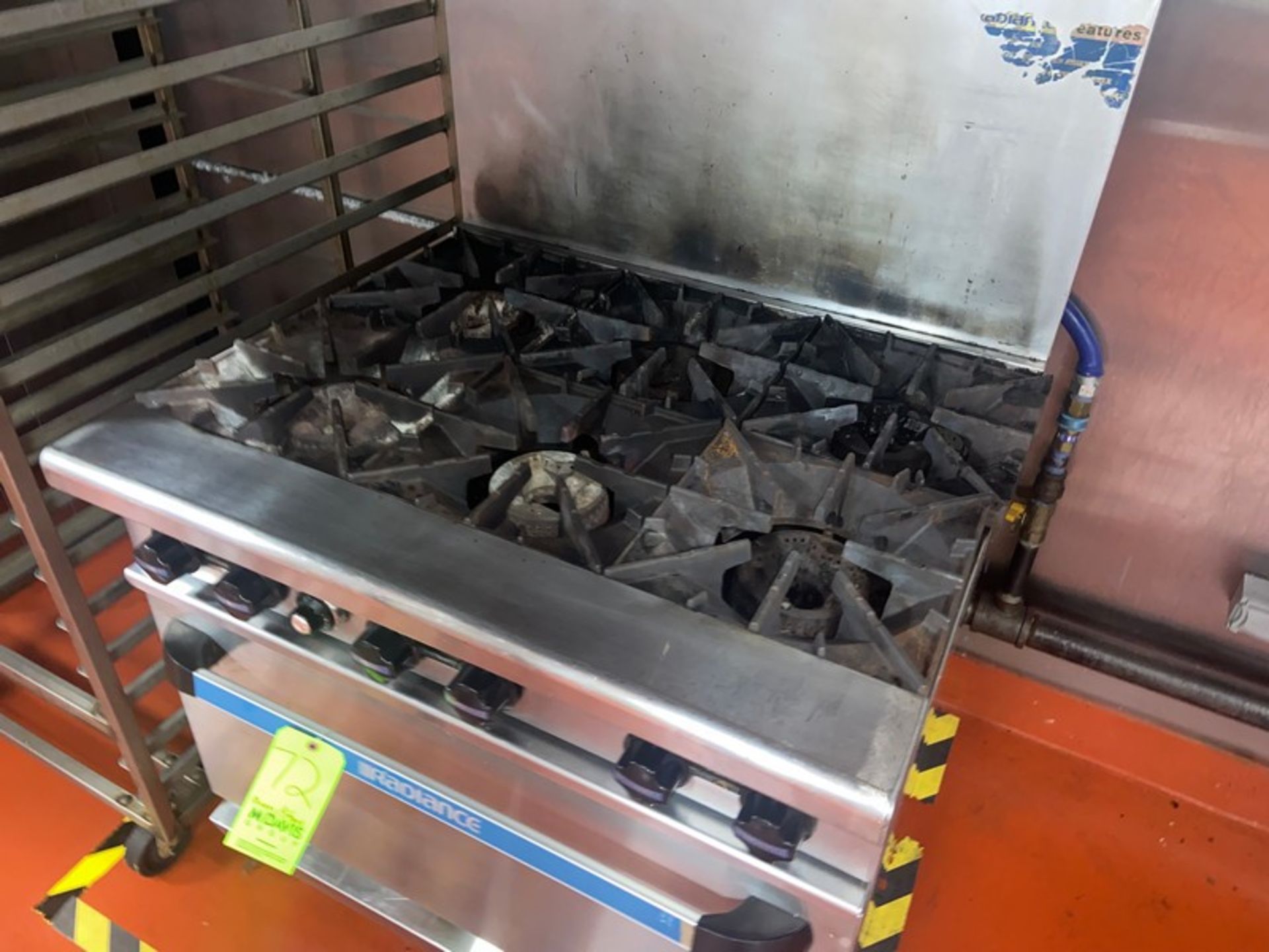 Radiance S/S Stove Top & Oven, M/N TAR-6, S/N R616040023, Input BTU- 35,000, Type Gas: LNG, - Image 3 of 6