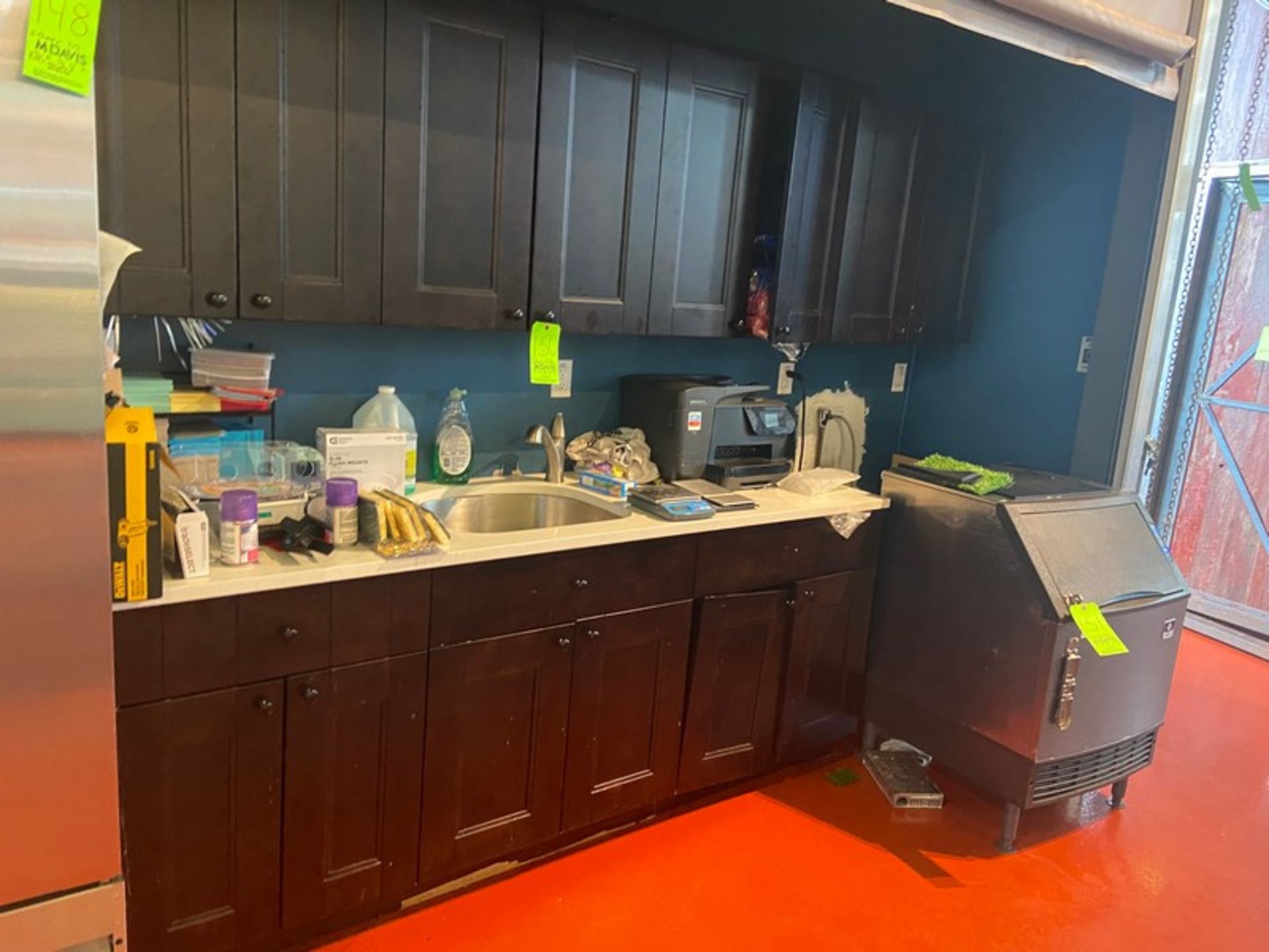 Wooden Cupboards & Counters with Bottom Storage (LOCATED IN RED HOOK BROOKLYN, N.Y.)