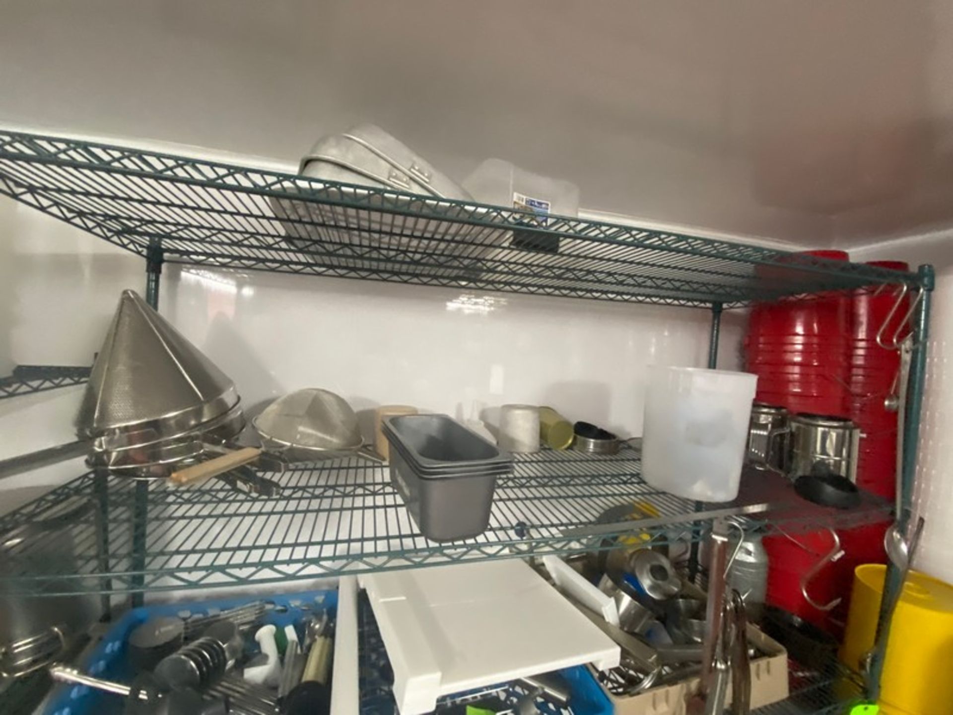 5-Shelf Wire Shelving Unit, with S/S Kitchen Contents, Includes S/S Utelsils, Filteration, Piping, - Image 2 of 5