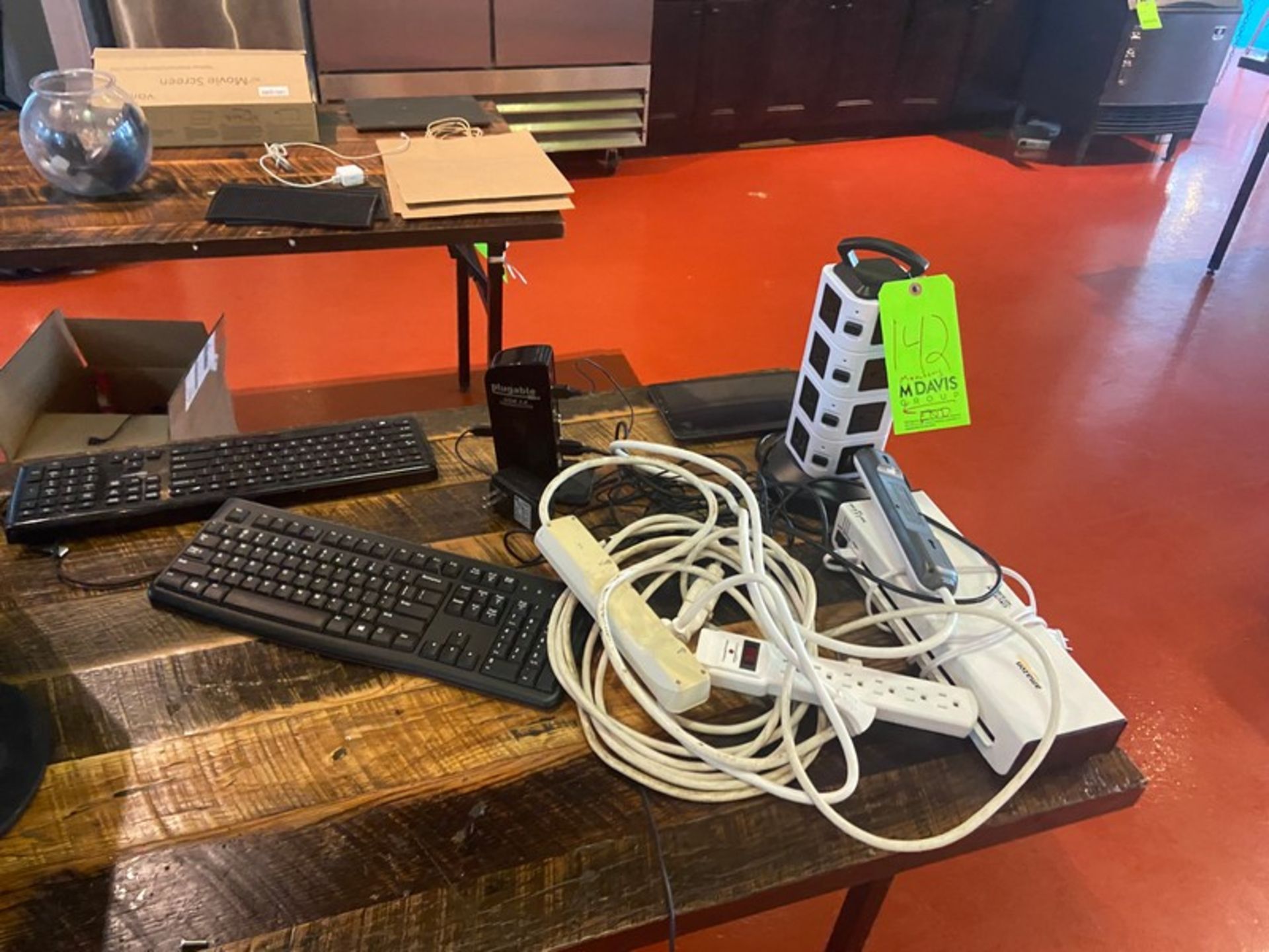 Assorted Computer Monitors, with Keyboards & Extension Cords (LOCATED IN RED HOOK BROOKLYN, N.Y.) - Image 2 of 3