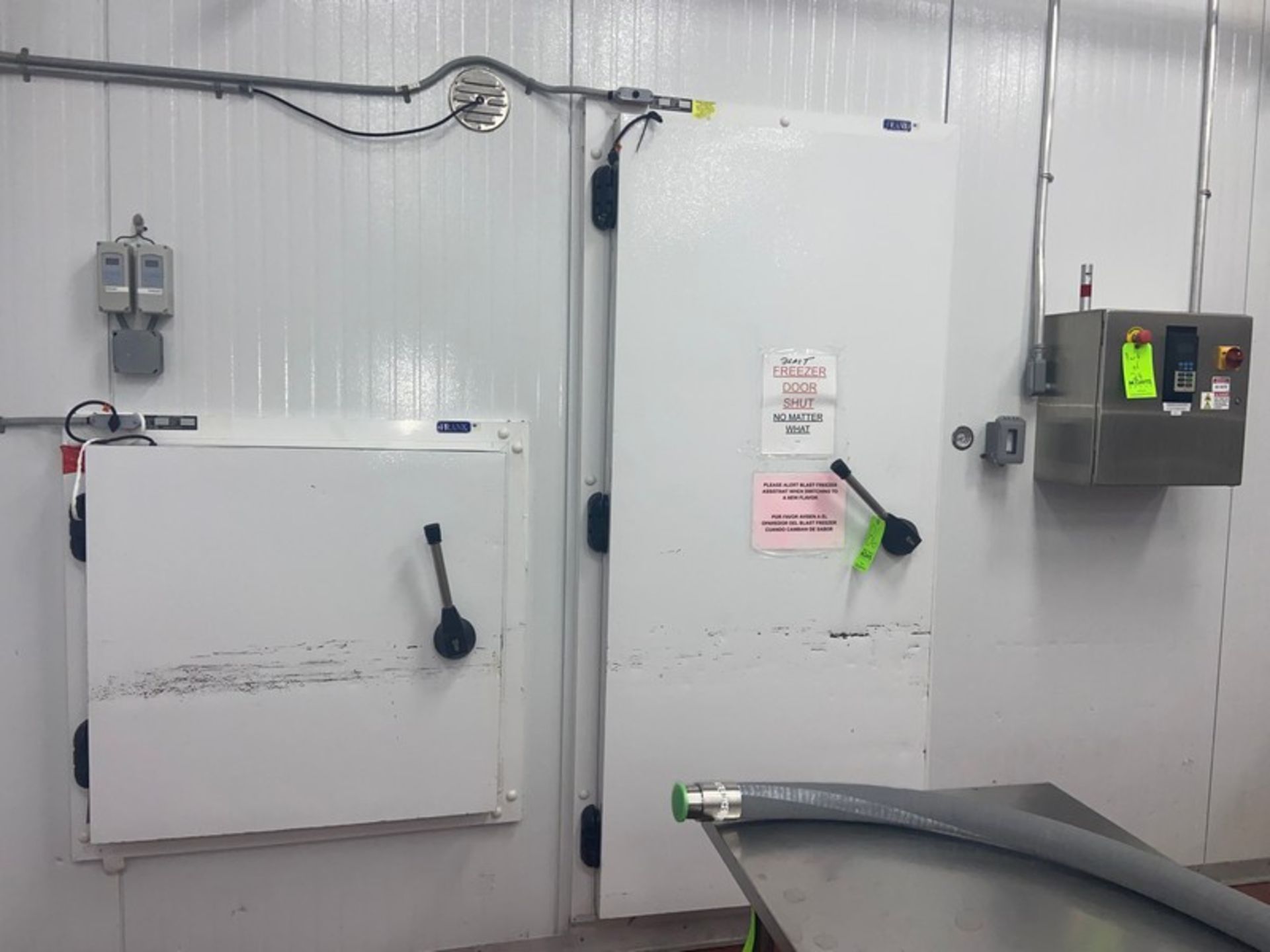 Walk-In Blast Freezer, Overall Dims.: Aprox. 35 ft. L x 14 ft. W x 11 ft. H, with (2) Bohn 3-Fan - Bild 2 aus 12