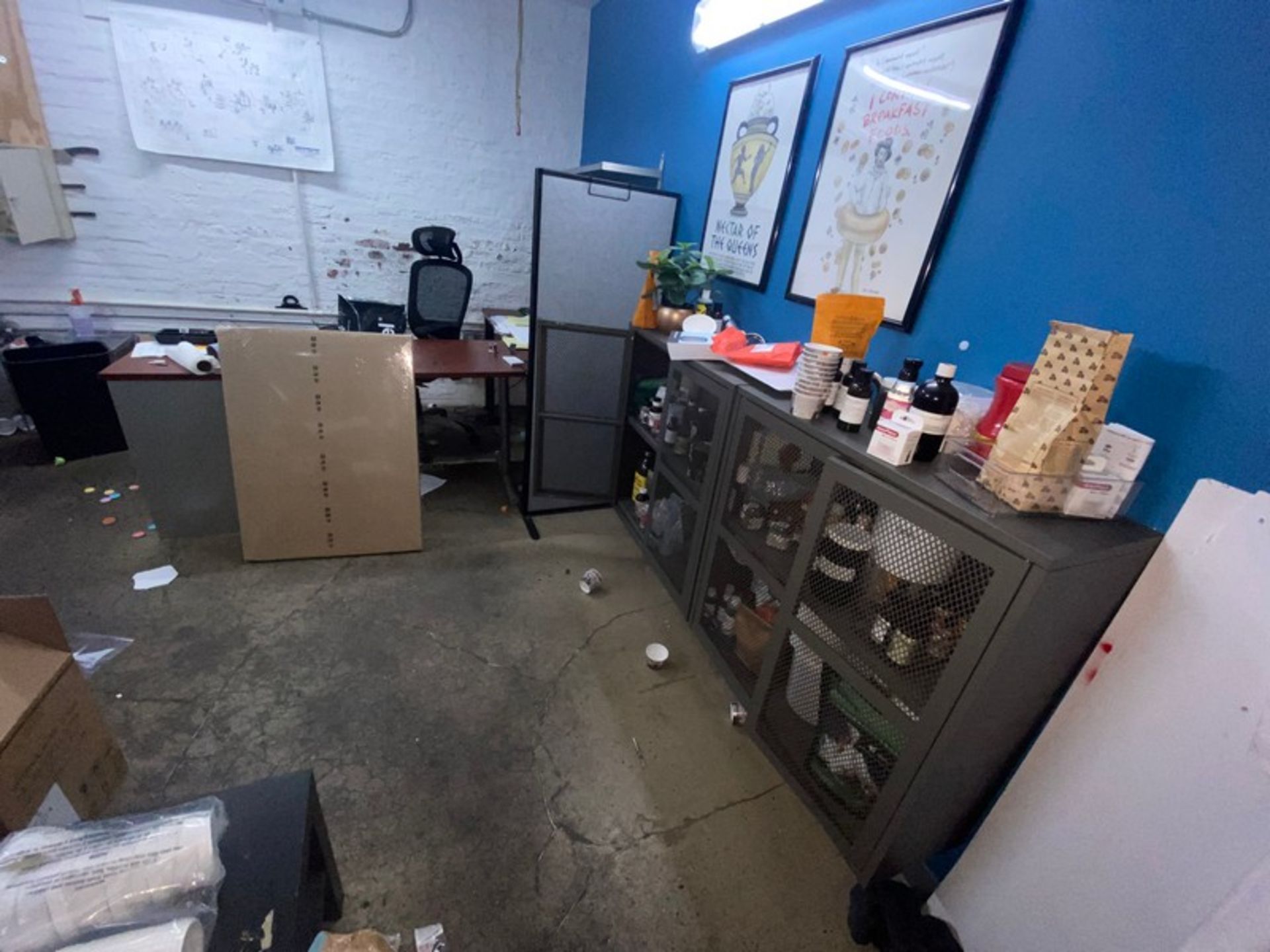 Contents of Office Area, Includes Desks, Chairs, Tables, & Other Present Contents (LOCATED IN RED - Image 2 of 3