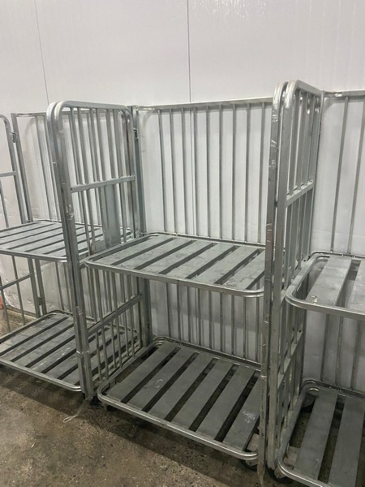 (3) Aluminum 2-Level Cage Carts, Overall Dims.: Aprox. 39" L x 29" W x 68-1/2" H (LOCATED IN RED - Image 3 of 3
