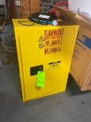 Uline Single Door Flammable Storage Cabinet, M/N H-2218M-Y (LOCATED IN RED HOOK BROOKLYN, N.Y.)
