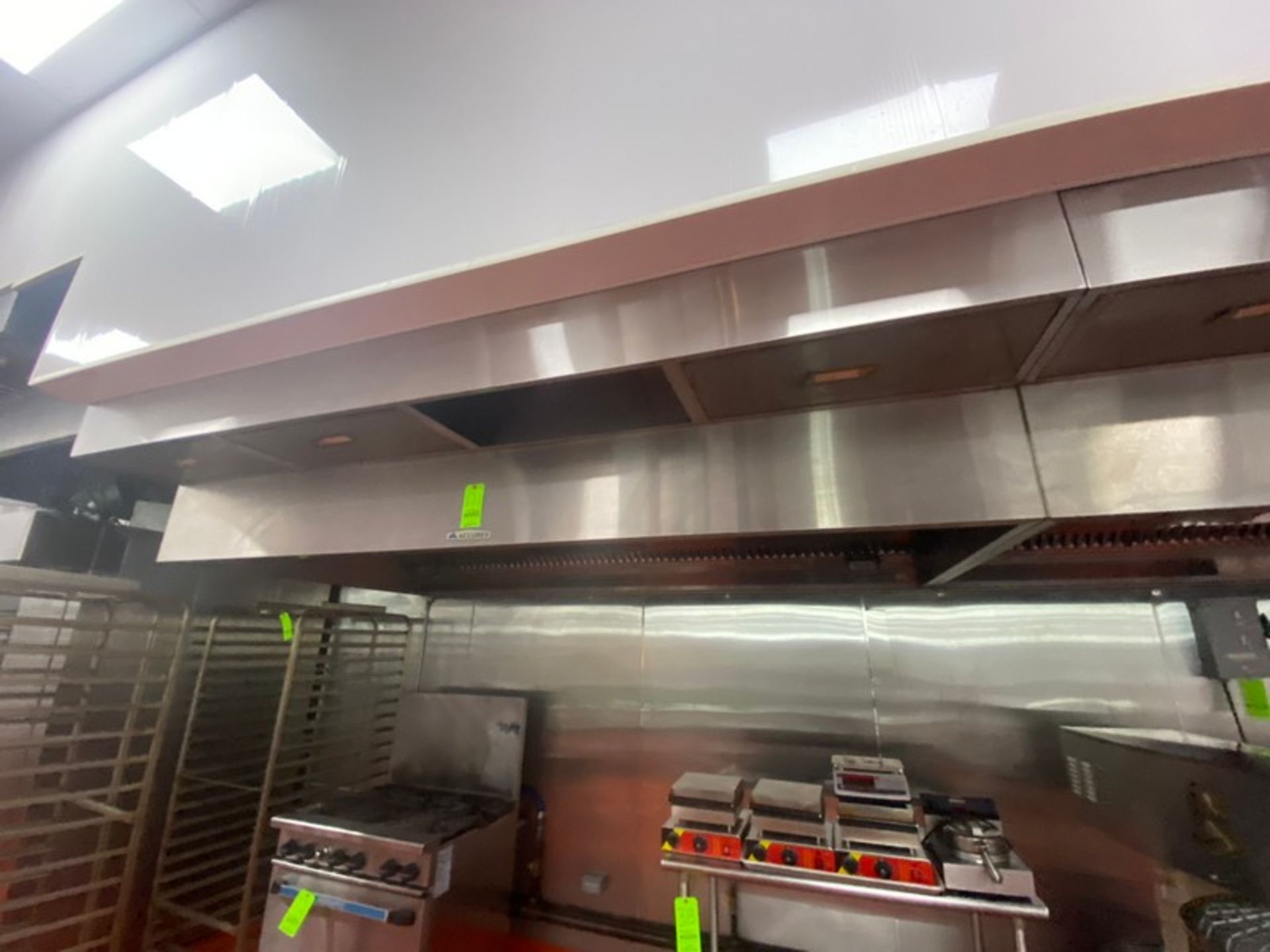 Accurex S/S Hood System, with Internal Lights, Ceiling Mounted (LOCATED IN RED HOOK BROOKLYN, N. - Image 2 of 5