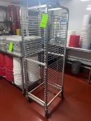 (1) Channel Baking Pan Racks, with (36) Pan Slots, Overall Dims.: Aprox. 25" L x 20-1/2" W x 70"