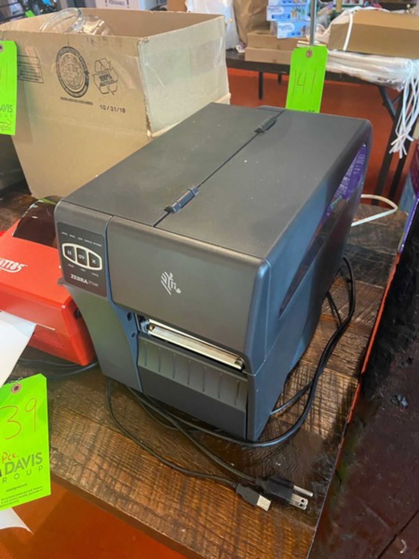 Zebra Printer, M/N ZT220 & Matt 85 Receipt Printer, with Screen (LOCATED IN RED HOOK BROOKLYN, N.Y.) - Image 5 of 5