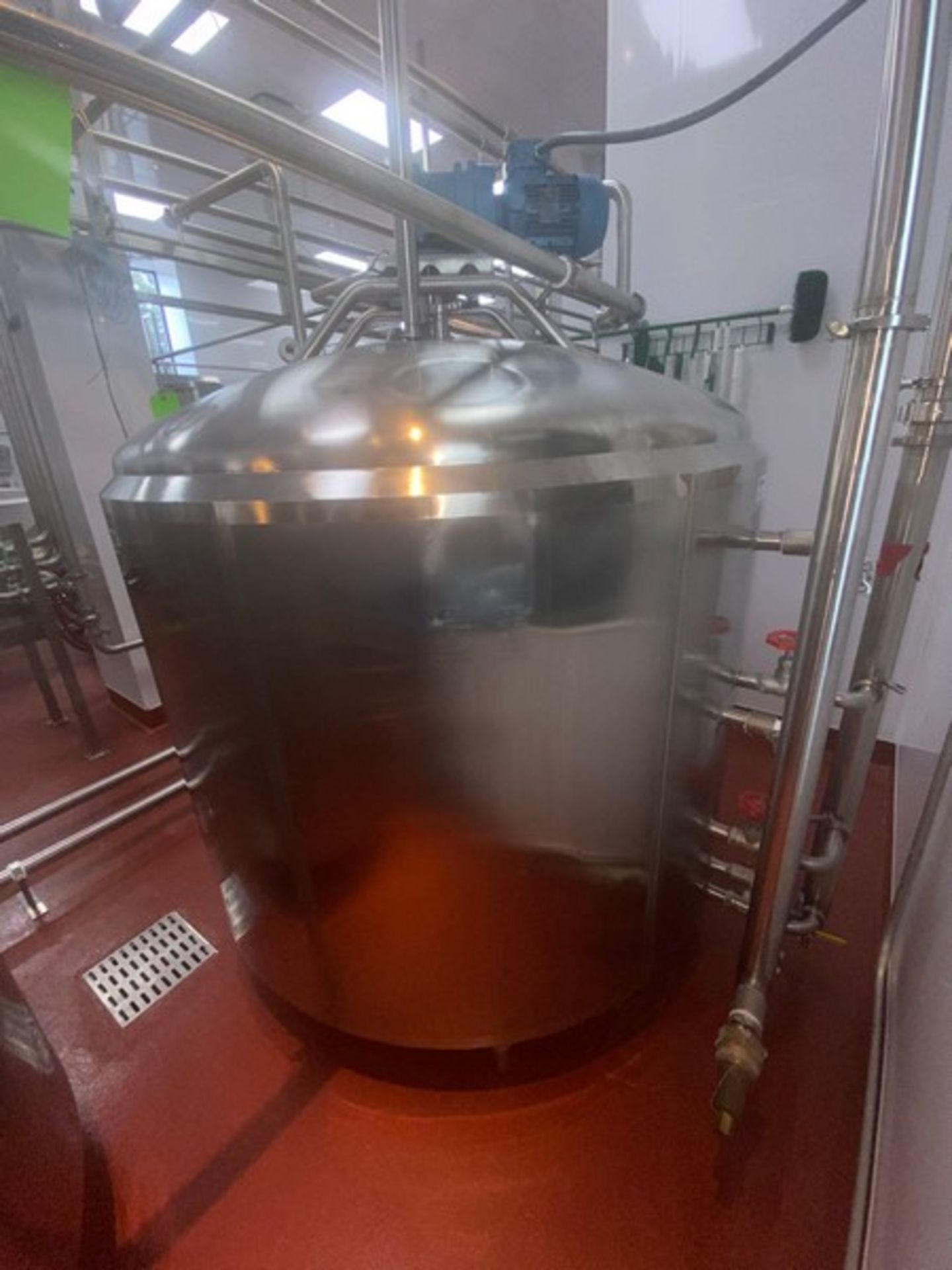 Cherry-Burrell 500 gal. S/S Processor, Fully Jacketed with Sides & Bottom Jacket, with S/S - Image 8 of 15
