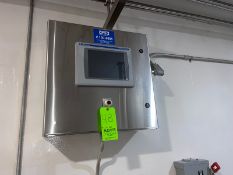 Allen-Bradley PanelView Plus 1000 Touchpad Display, Mounted in S/S Control Panel (LOCATED IN RED