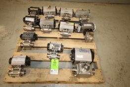 Lot of Dixon, Tru-Flo & Others 1.5" & 2" CT Pneumatic S/S Ball Valves (INV#99117) (Located @ the MDG
