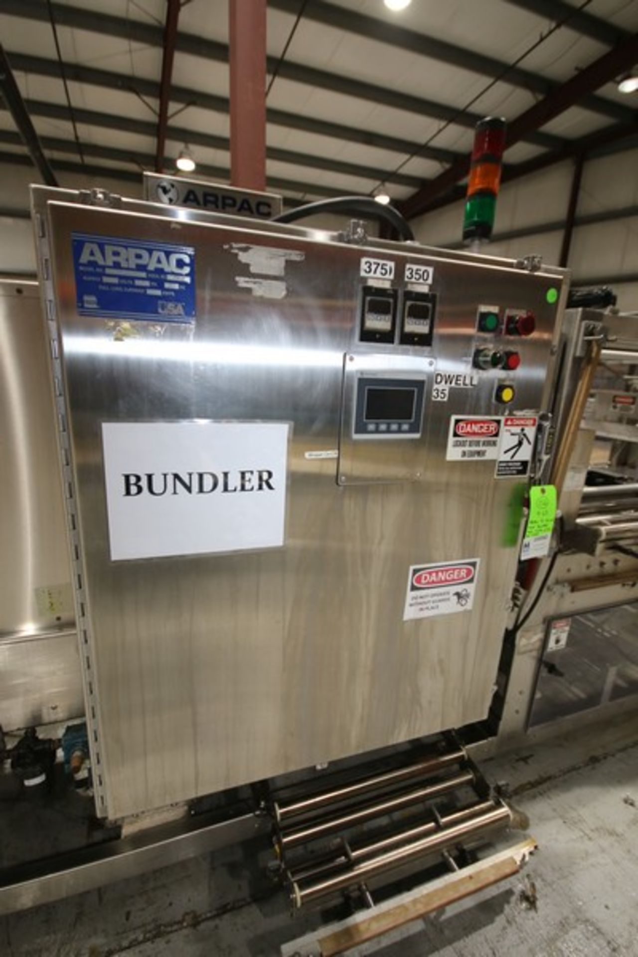 Arpac S/S Shrink Wrapper/Bundler, Model 55TW-24SS, SN 4934, with 16" H Product Height, 2" W Belt, - Image 13 of 14