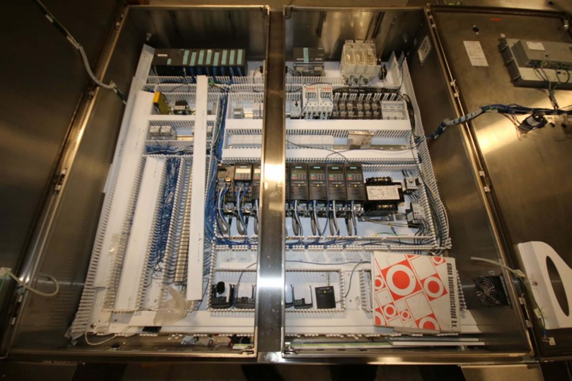 Marchant Schmidt 5' H x 5' W x 12" D -2- Door S/S Control Panel with Legs, Siemens Simatic S7-300 - Image 2 of 6