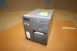 Sato Bar Code Label Printer, Model CL408E, SN 0D030037, 110V (INV#99125) (Located @ the MDG