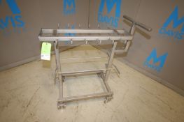 Aprox. 36" L x 20" W x 40" H Portable S/S Rack (INV#96728) (Located @ the MDG Auction Showroom in
