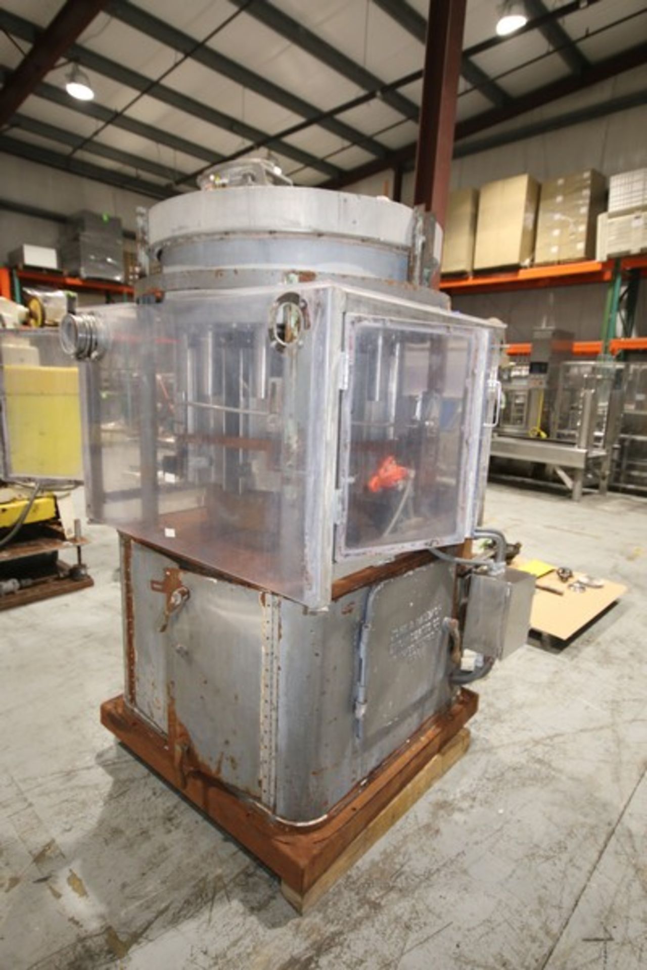 Nalbach Eng. 12 Station Rotary Can Filler, Model 24RC, SN 7671, with 1.5 hp/1755 rpm Drive Motor, - Image 4 of 8
