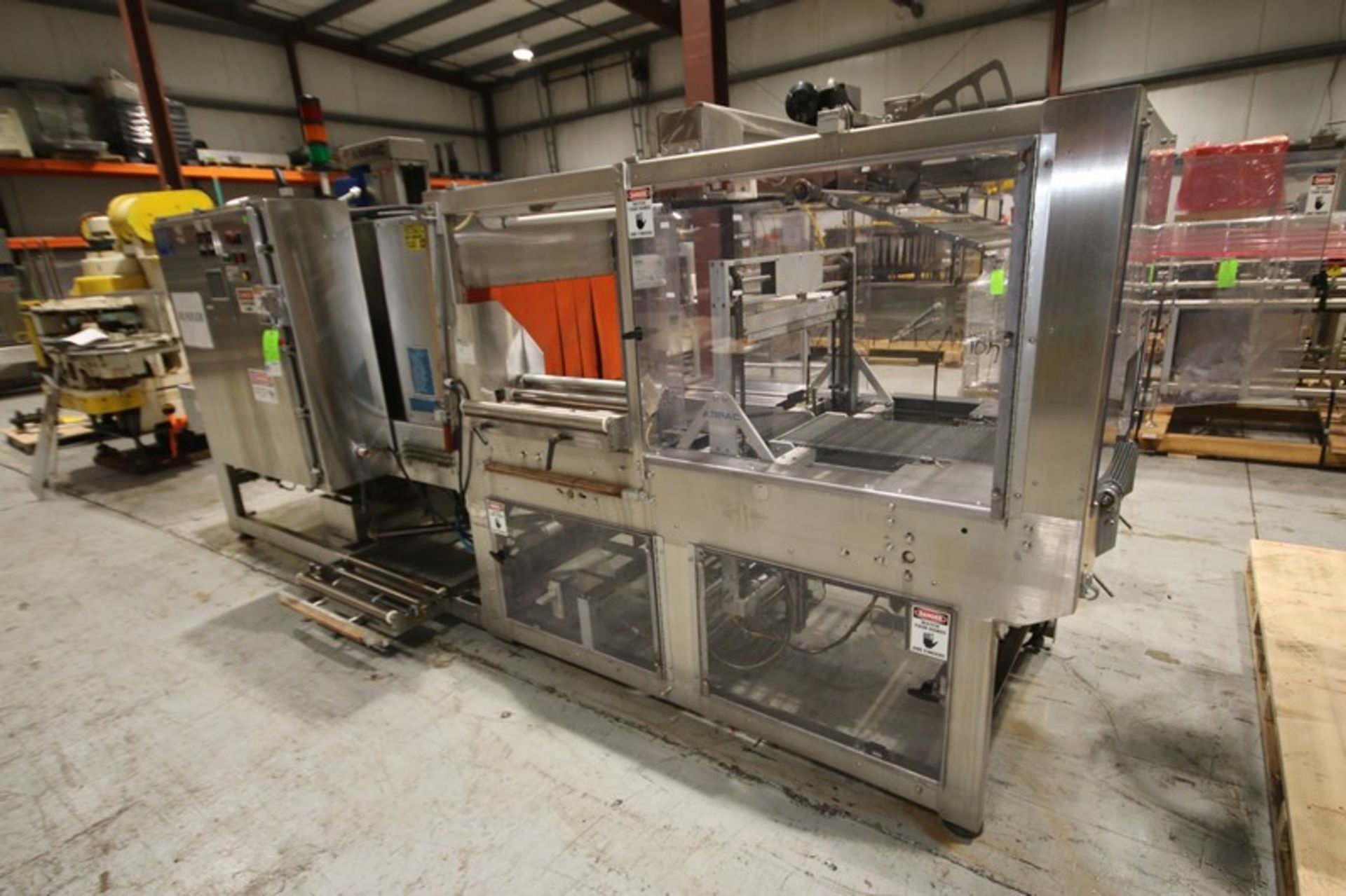 Arpac S/S Shrink Wrapper/Bundler, Model 55TW-24SS, SN 4934, with 16" H Product Height, 2" W Belt,