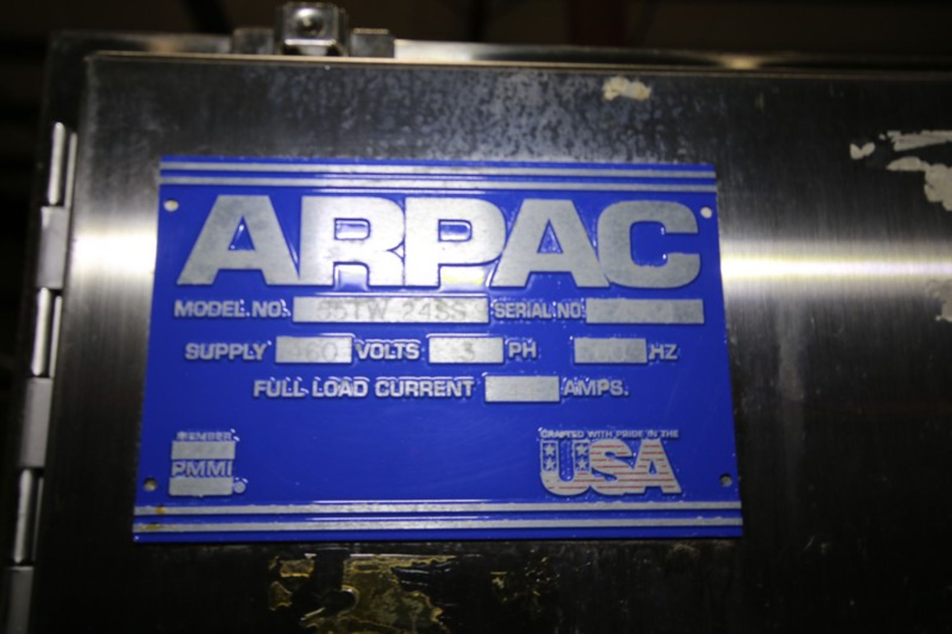 Arpac S/S Shrink Wrapper/Bundler, Model 55TW-24SS, SN 4934, with 16" H Product Height, 2" W Belt, - Image 14 of 14