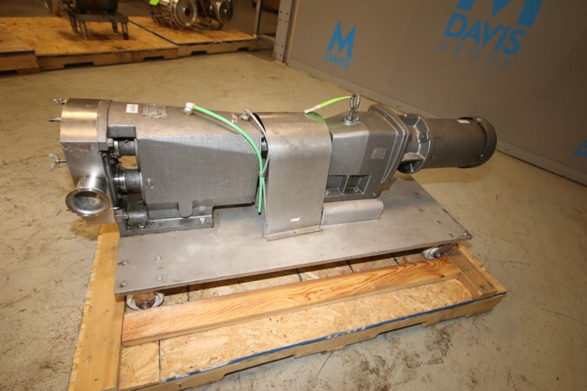 Alfa Laval Positive Displacement Pump, Model SRUSNDL, SN 01-8-9533A, with 3" CT S/S Head, Rotors, - Bild 8 aus 10
