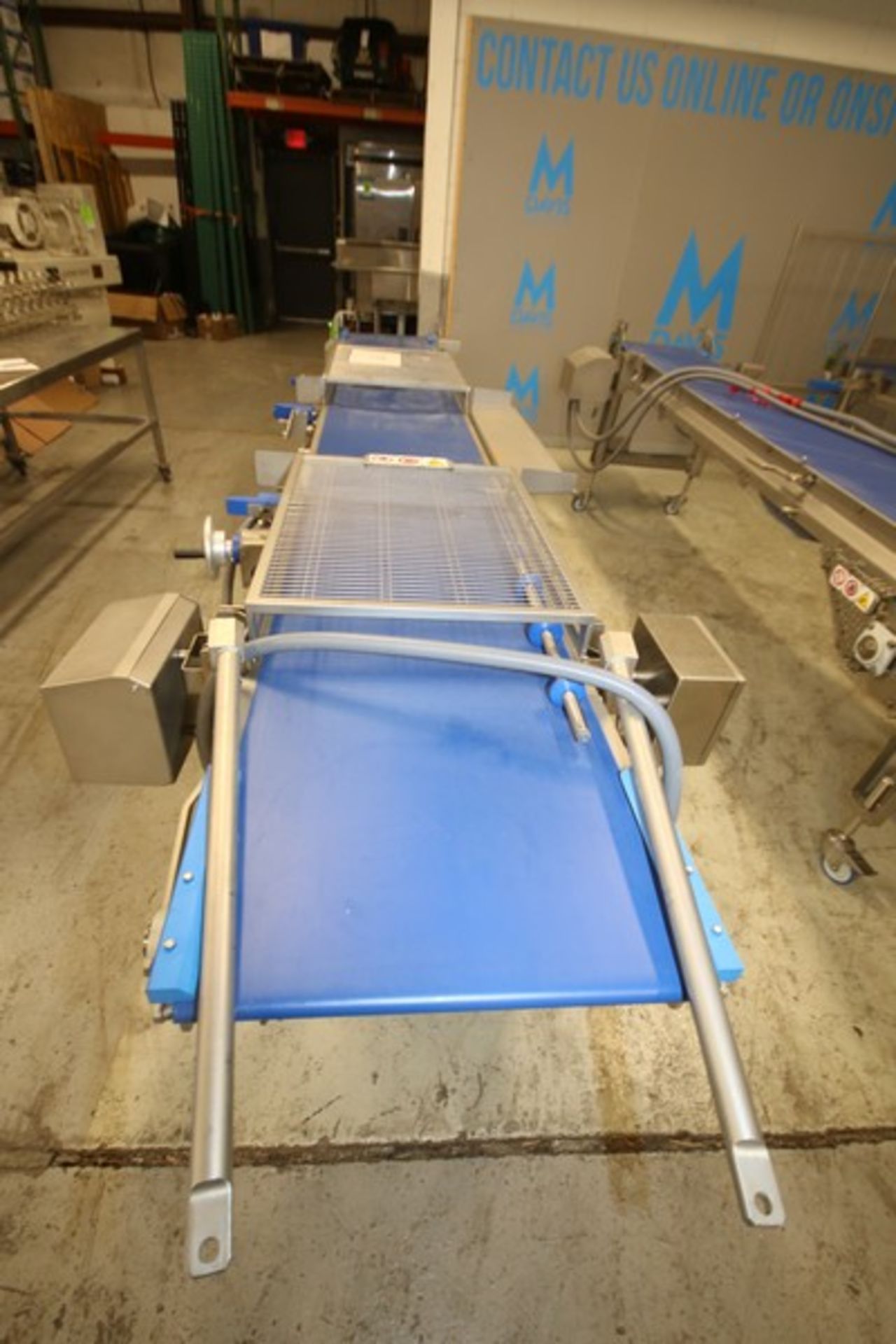 2019 Alimec Aprox. 159" L x 19 1/2" W x 34" H S/S Belt Conveyor, SN 813-55, with Bauer S/S Drive - Image 3 of 6