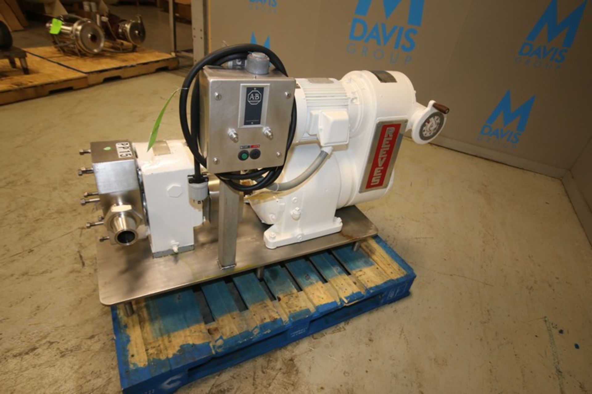 APV Crepaco Positive Displacement Pump, Size RRR, SN C-5513, with 2.5" Threaded S/S Head with 2" - Image 3 of 7