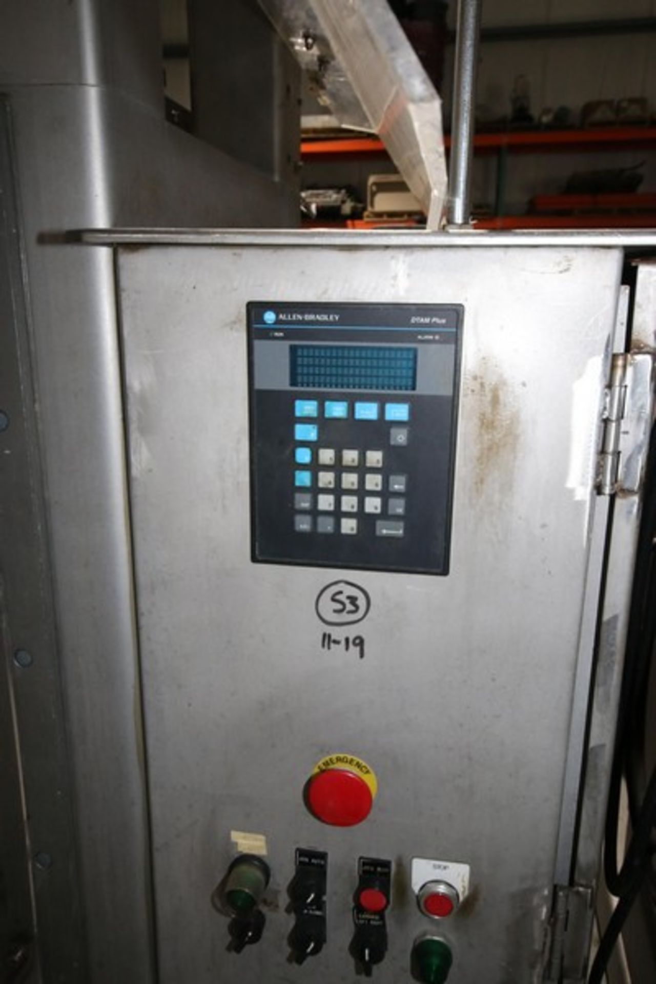 Rovema S/S VFFS Machine, Type VPXS-320, Machine No.: 12624, Series 5/5, with Allen Bradley DTAM Plus - Image 6 of 14