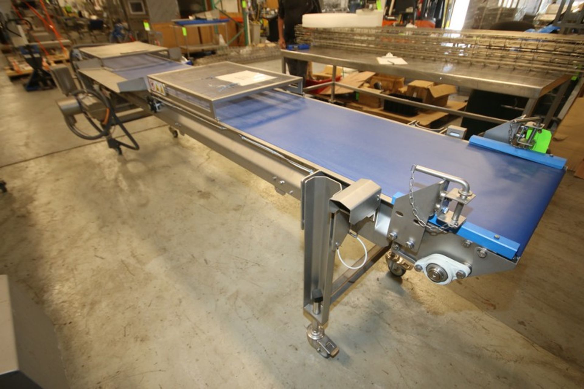 2019 Alimec Aprox. 159" L x 19 1/2" W x 34" H S/S Belt Conveyor, SN 813-55, with Bauer S/S Drive - Image 5 of 6