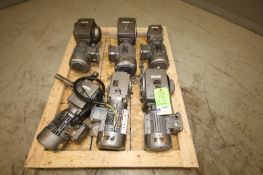 Pallet of (6) Nord Drive Motors, Most 1.5 & 2 hp / 1660 rpm, 230/460V (INV#99118) (Located @ the MDG