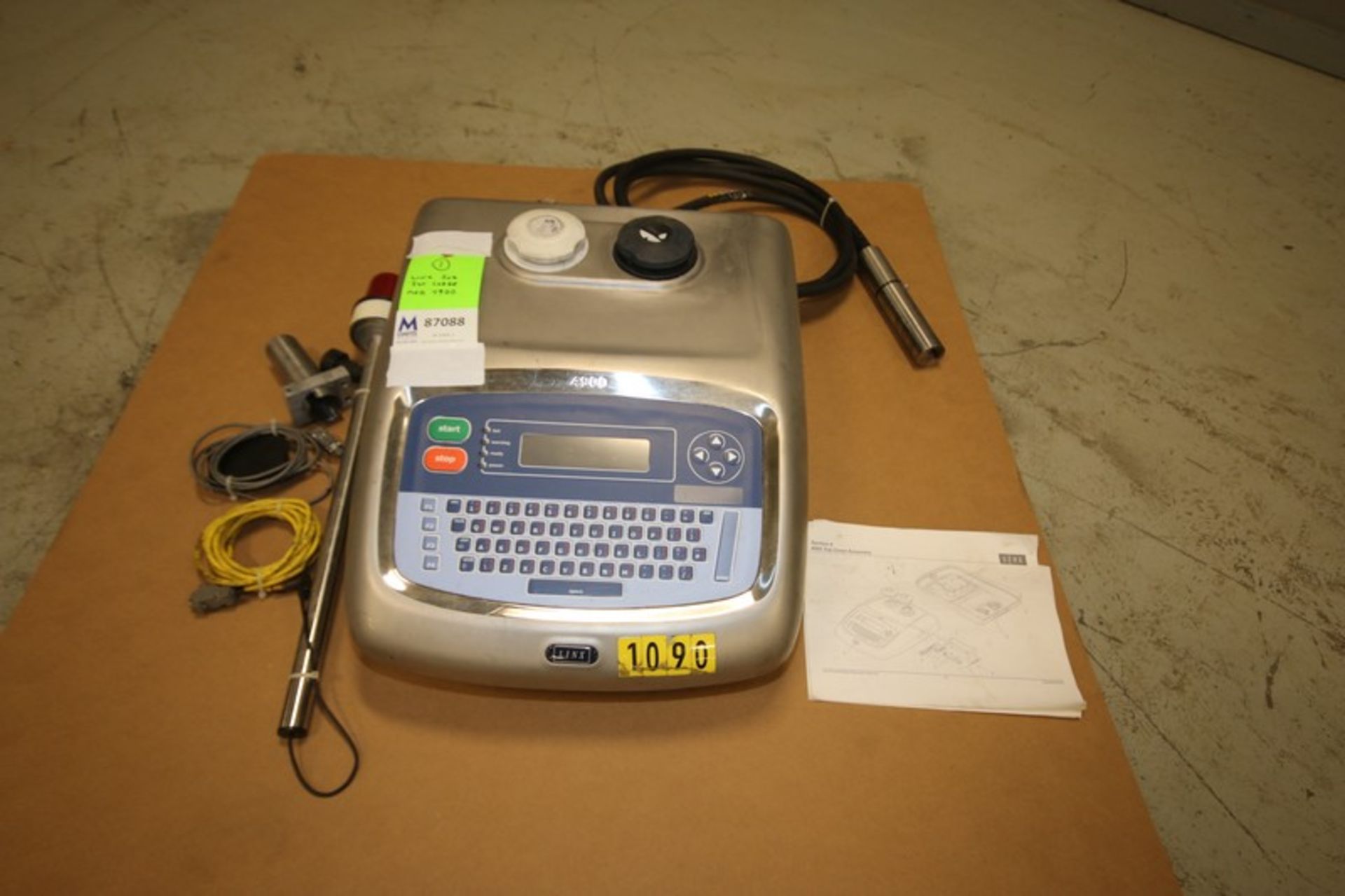 Linx Ink Jet Coder, Model 4900, SN BZ160, with Single Head, 2006 (INV#87088)(Located @ the MDG