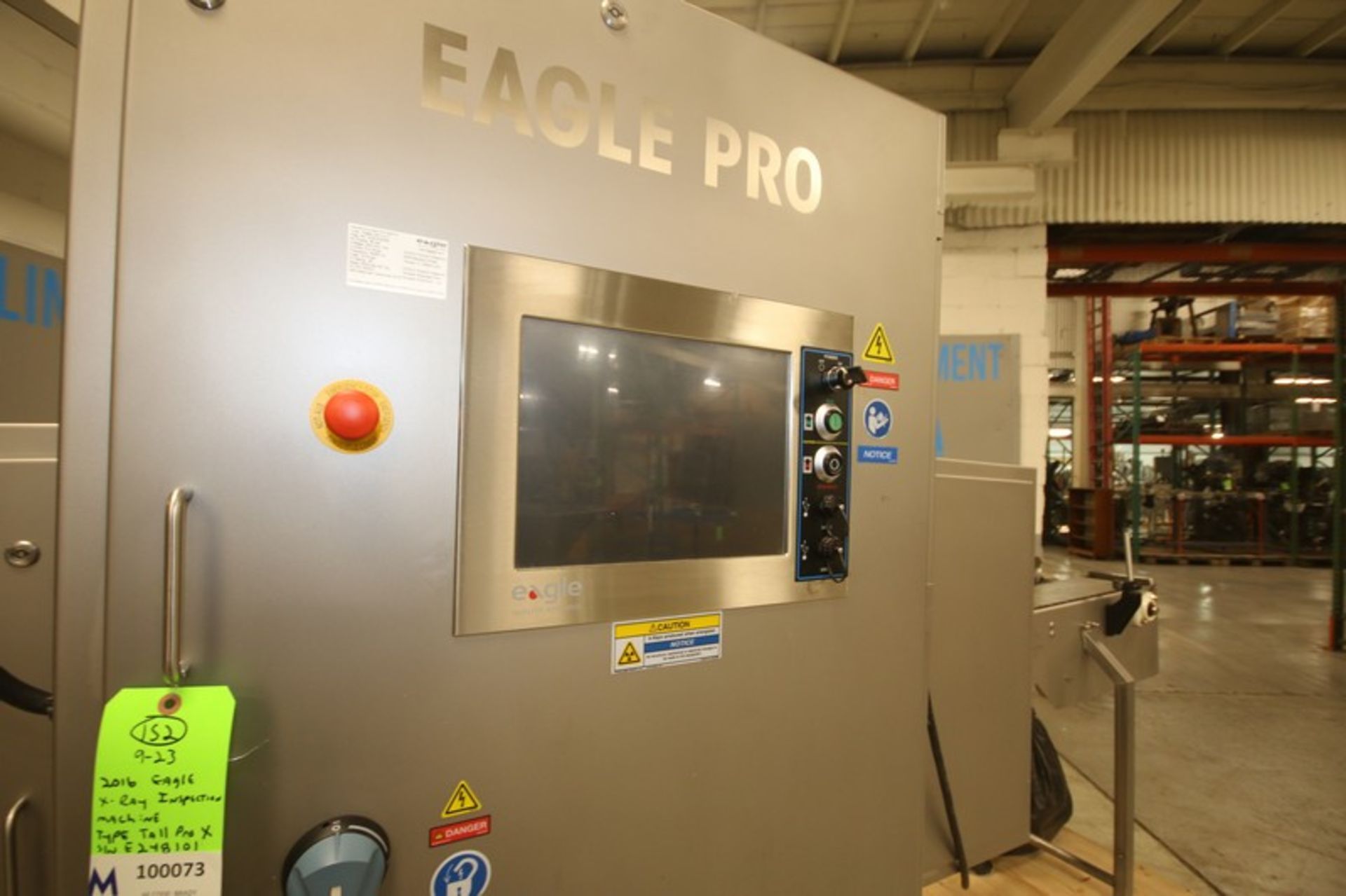 2016 Eagle Pro X-ray Machine, Type Eagle Pro X, SN E248101, Aprox. 9" Product Height, with In Feed & - Image 10 of 12