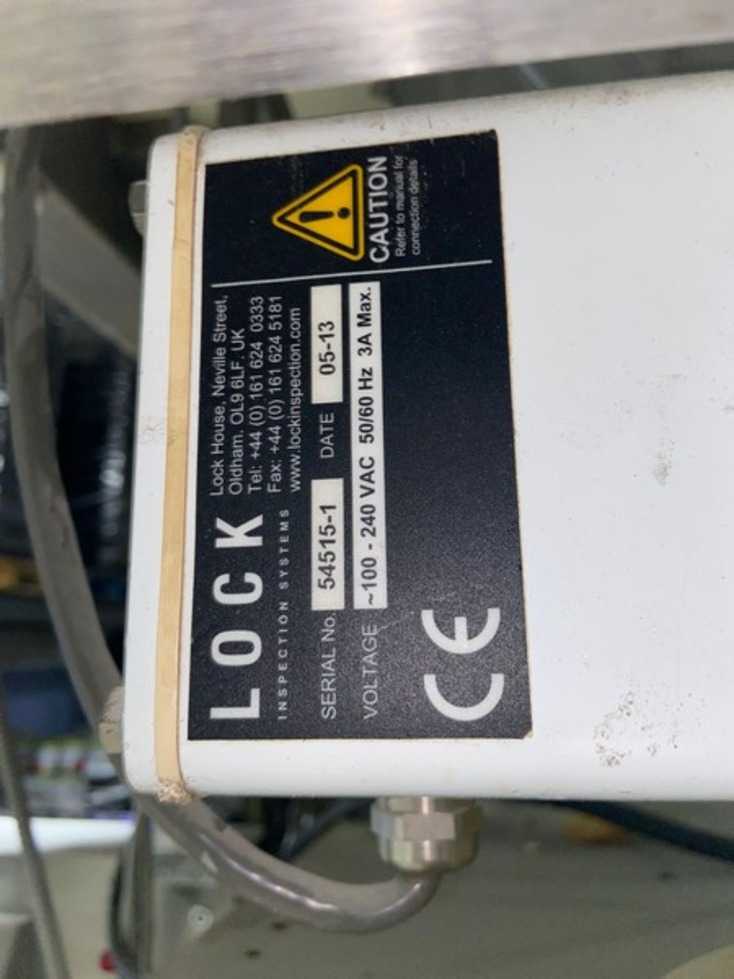 Lock Flow-Thru Metal Detector, Aprox. 6-1/2" Dia. Opening, with Digital Read Out Mounted on S/S - Bild 3 aus 7