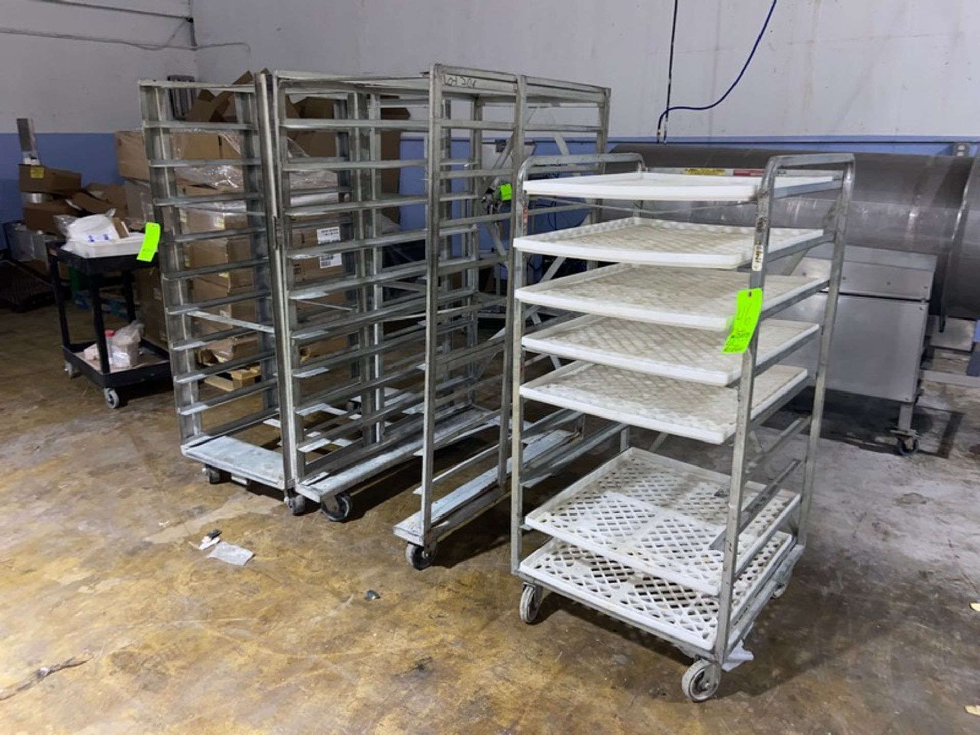 (2) Aluminum Double Racks & (1) Rack with Plastic Trays (LOCATED IN HILLSIDE, N.J.) - Image 2 of 3