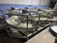 Mecano Industries Cooling Conveyor System, with (6) S/S Fans and Dual Lane 8" Conveyor (LOCATED IN
