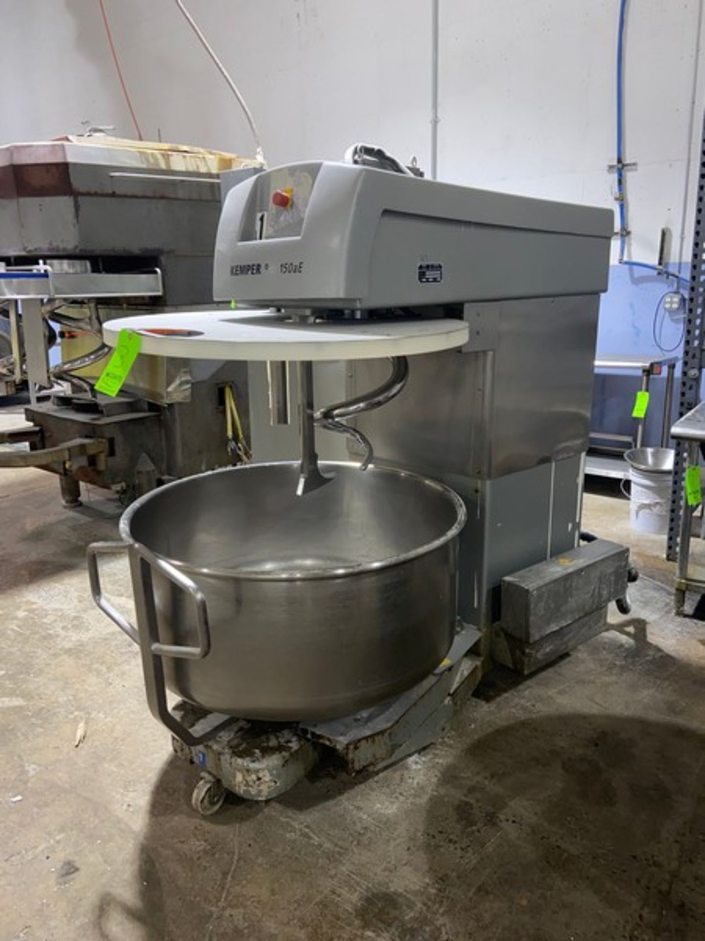 Kemper S/S Dough Mixer, Type: PRO 150 ASPS, Date-Code: J3A-98141/629027, 480 Volts, 3 Phase, with